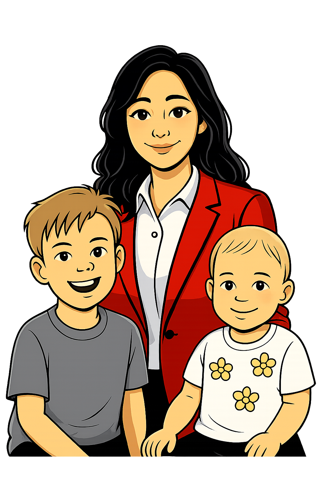 Jessica with her children